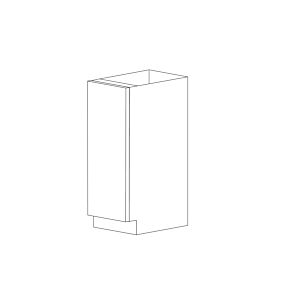 Bella 12" Base Spice Drawer Cabinet - White Melamine Box - RTA