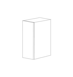 Lucca 12x36 Wall Cabinet - White Melamine Box - RTA