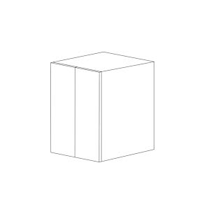 Lucca 24x30 Wall Cabinet - White Melamine Box - RTA