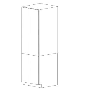 Lucca 30x96 Pantry Cabinet - White Melamine Box - RTA