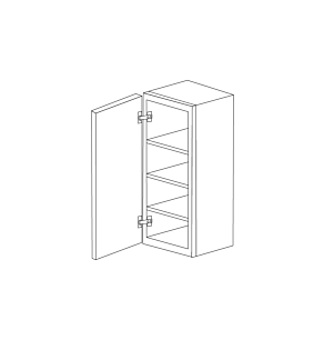 Missouri Maple Shaker 12x42 Wall Cabinet - RTA