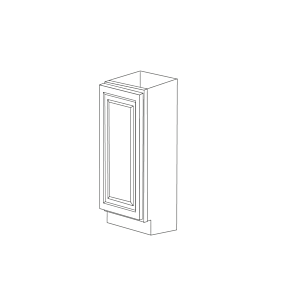 Classic Snow White 9x24 Full Height Door Base Cabinet RTA