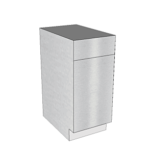 Classic Creme Shaker 21" Base Cabinet - RTA