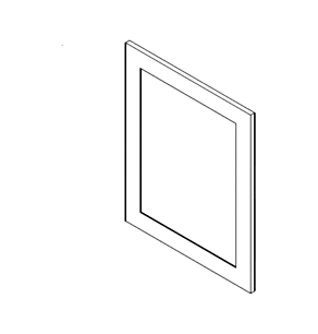 Classic Creme Shaker Vanity Fake Door