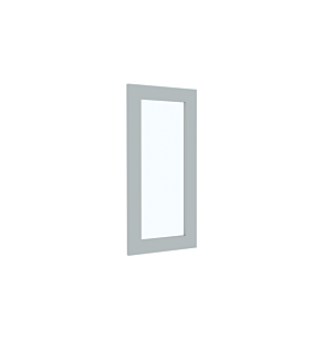 Lunar Grey Shaker Glass Door 12"Wx30"H