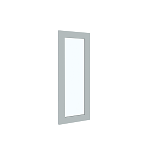 Lunar Grey Shaker Glass Door 12"Wx36"H