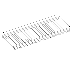 Classic Creme Shaker Glass Holder