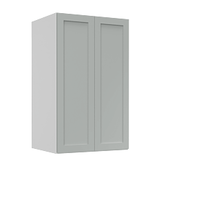 Lunar Grey Shaker 24x49 Pantry Top Part - Assembled