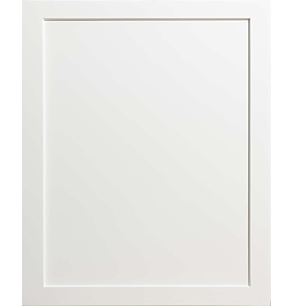 Lunar Slim White Shaker Sample Door
