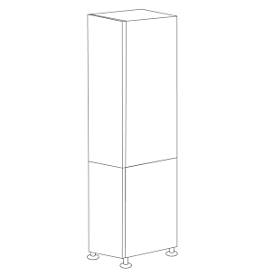 Pale Pine 24x90 Pantry Cabinet - Assembled