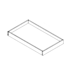 Classic Creme Shaker 18" Roll-Out Drawer Kit - RTA