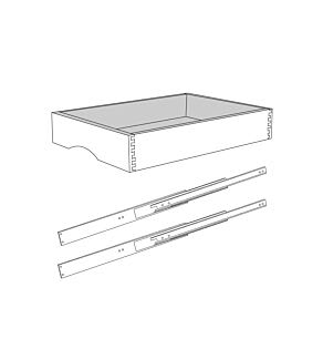 27" Roll Out Drawer with Dovetail Drawer Box - Assembled