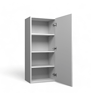 High Gloss Grey 9x42 Wall Cabinet - RTA