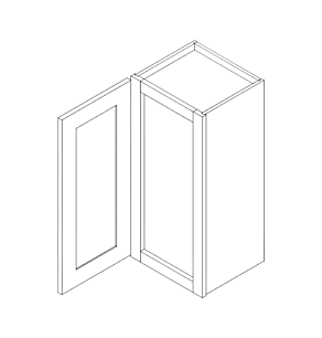 Classic Creme Shaker 21x15 Wall Stackable Cabinet - RTA