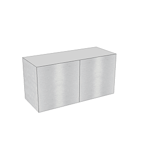 Classic Creme Shaker 33x15 Wall Stackable Cabinet - RTA