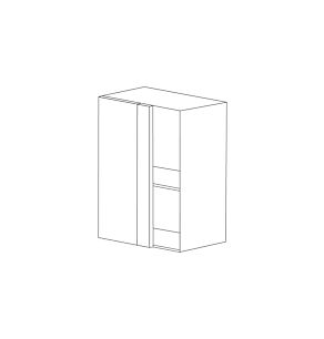 Matte White 26x30 Wall Blind Corner Cabinet - Assembled