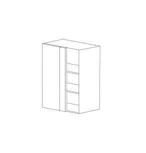 Calypso Grey 26x36 Wall Blind Corner Cabinet - RTA