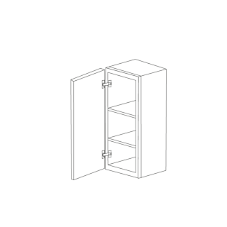 Arcadia Antique White 9x30 Wall Cabinet - RTA
