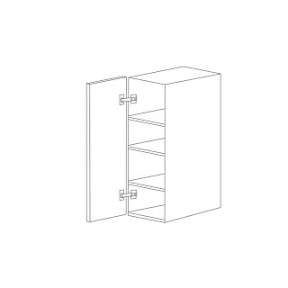 Lacquer White 9x42 Wall Cabinet - RTA