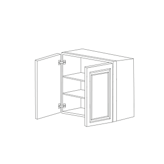 Arcadia Antique White 24x30 Wall Cabinet - RTA