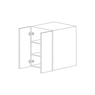 Lacquer White 27x30 Wall Cabinet - RTA