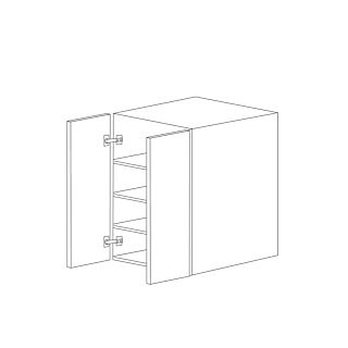 Lacquer White 27x42 Wall Cabinet - RTA