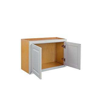 Vintage White Inset 30x12 Wall Cabinet - RTA