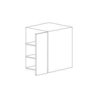 Lacquer White 30x30 Wall Blind Corner Cabinet - RTA