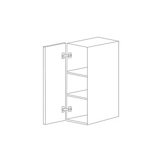 Bella 9x30 Wall Cabinet - White Melamine Box - RTA