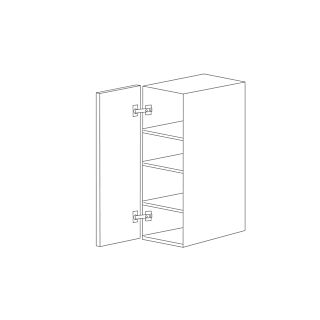 Bella 9x42 Wall Cabinet - White Melamine Box - RTA