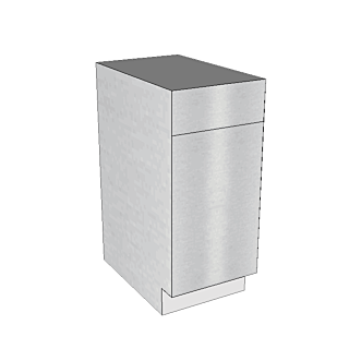 Classic Creme Shaker 24" Base Cabinet - RTA