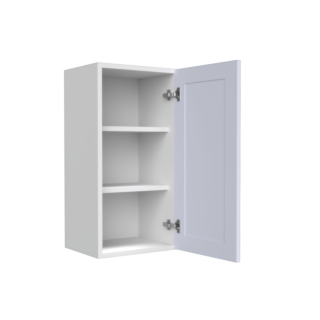 Lunar White Shaker 9x30 Wall Cabinet - White Melamine Box - RTA