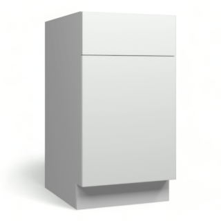 Lacquer Matte Black 12" Base Cabinet