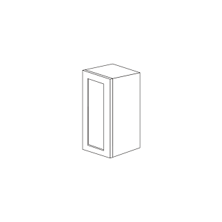 Lunar Beige Shaker 9x42 Wall Cabinet - RTA