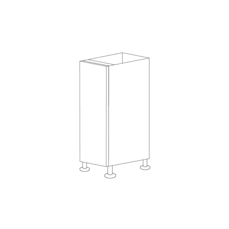 Pale Pine 12" Base Cabinet 1 Door - RTA Pale Pine 12" Base Cabinet 1 Door - RTA
