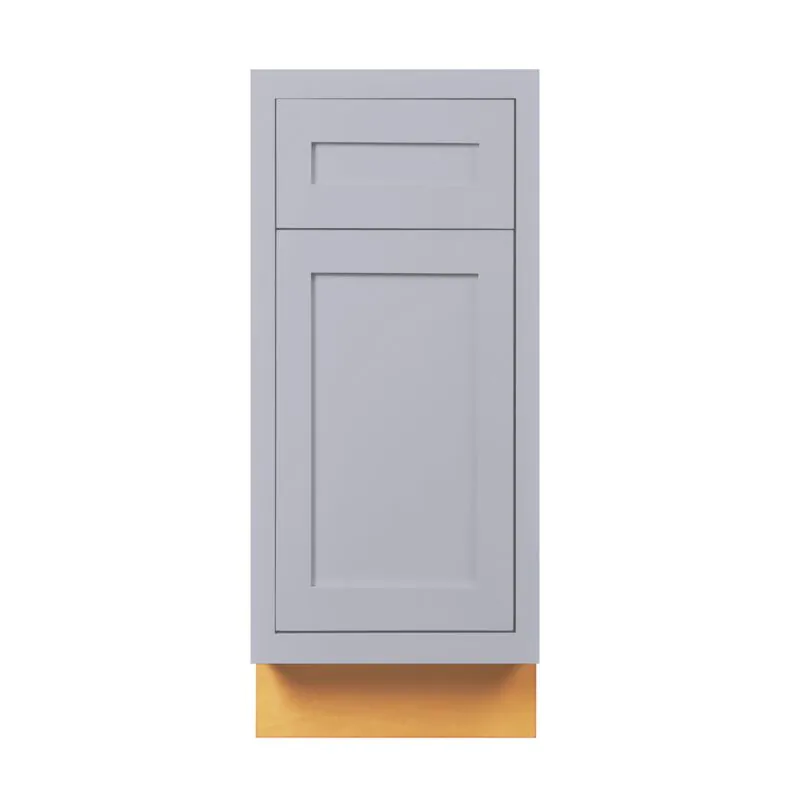 Dark Blue Inset Shaker 18" Base Cabinet- RTA