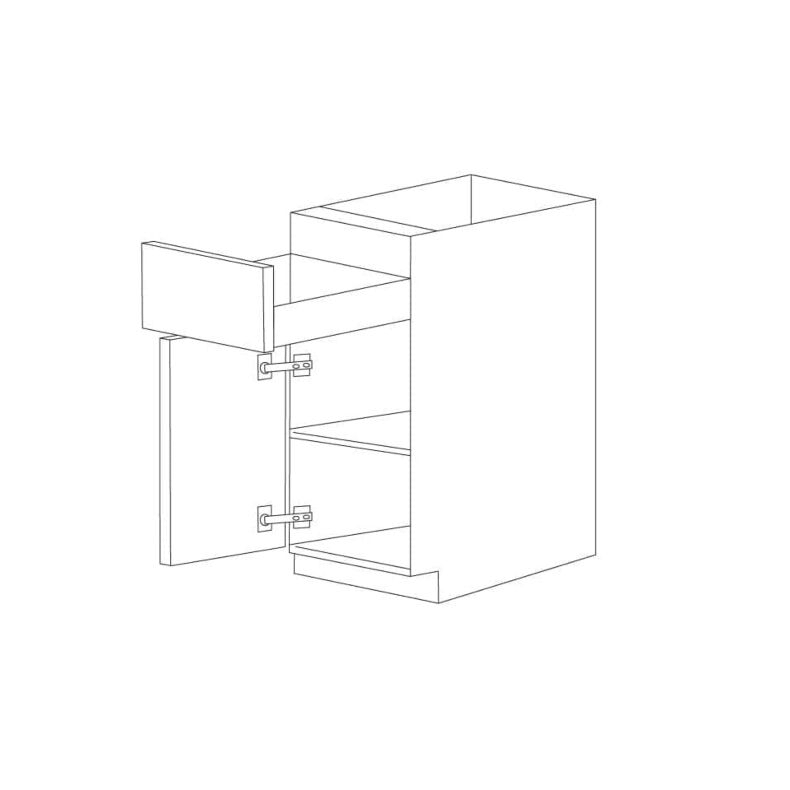 Huntington White Shaker 18" Base Cabinet RTA