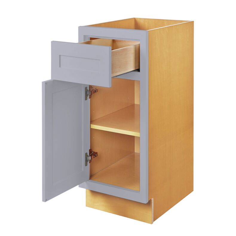Dark Blue Inset Shaker 18" Base Cabinet- RTA