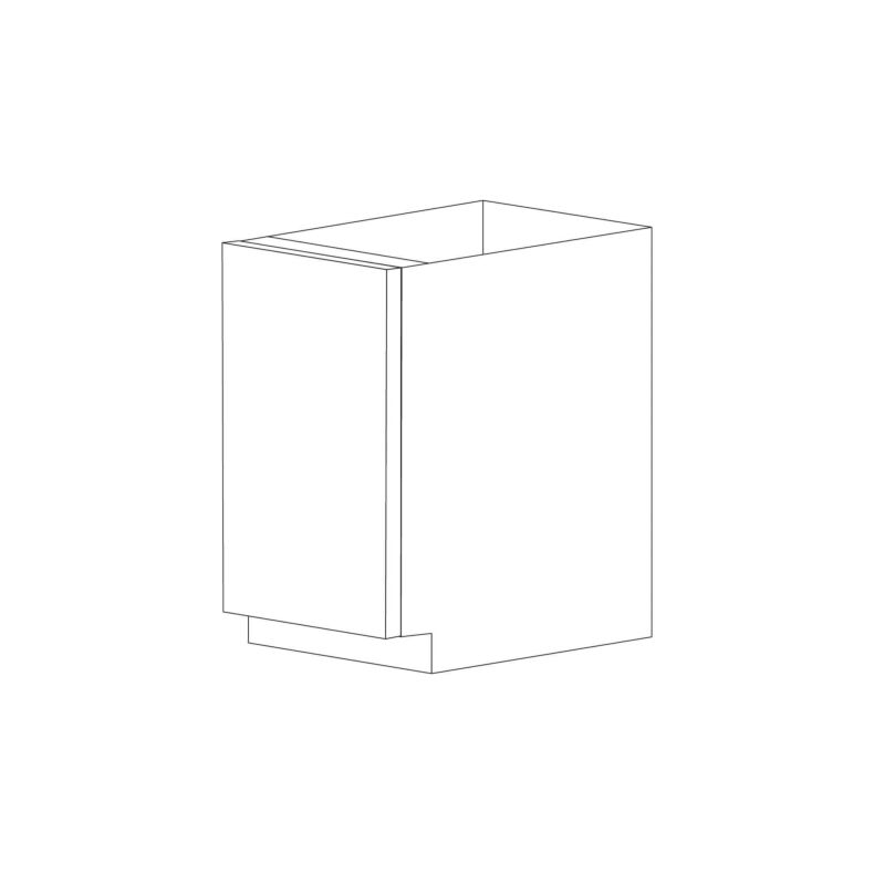 Off White Flat Panel 21" Full Door Base Cabinet - Assembled Off White Flat Panel 21" Full Door Base Cabinet - Assembled
