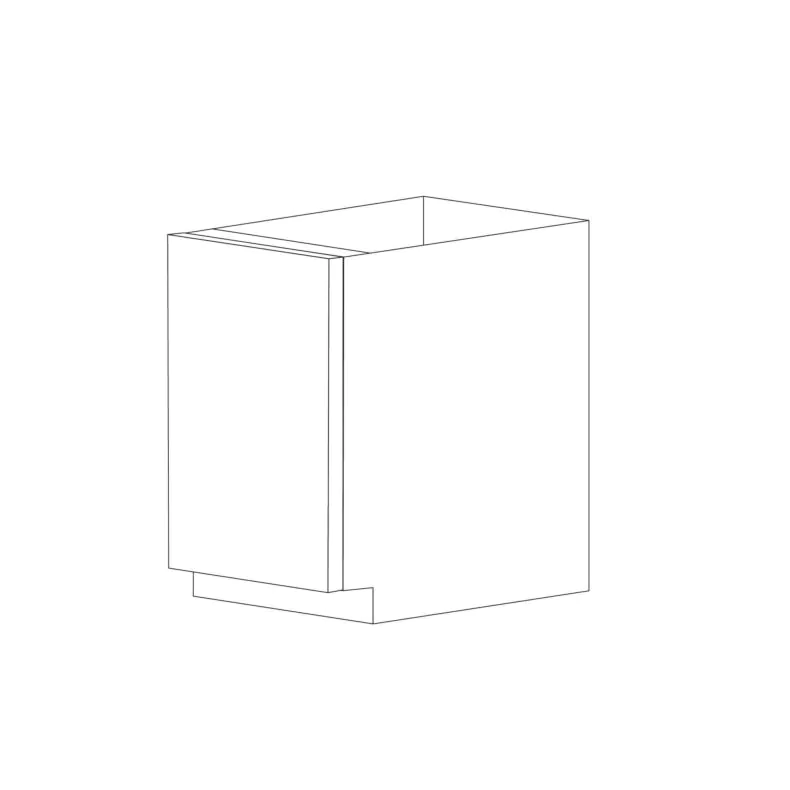 Calypso Grey 24" Base Cabinet - 1 Door - Assembled