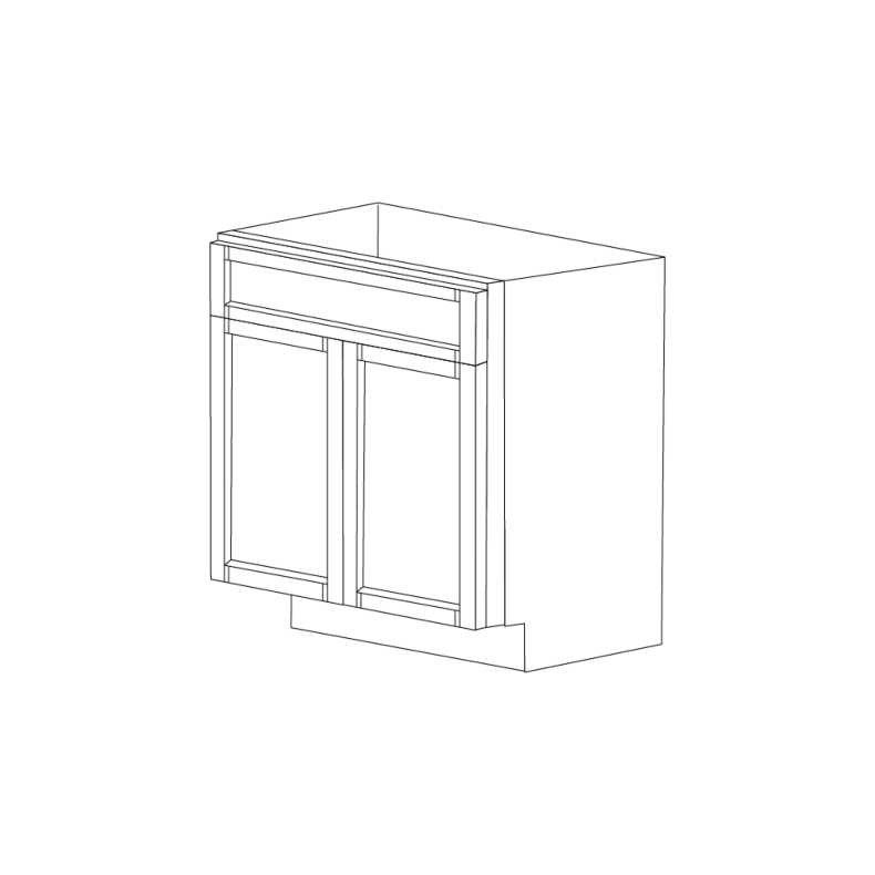 Lexington Espresso Shaker 27x24 Base Cabinet - Assembled Lexington Espresso Shaker 27x24 Base Cabinet - Assembled