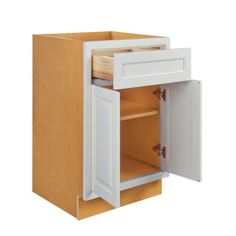 Vintage White Inset 27" Base Cabinet- RTA