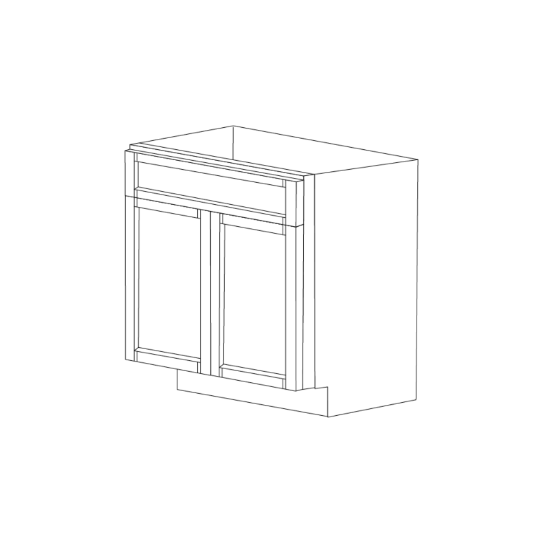 Lexington White Shaker 30x24 Base Cabinet - RTA Lexington White Shaker 30x24 Base Cabinet - RTA