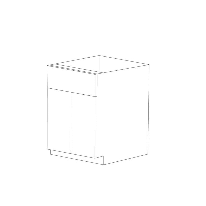 Chic Charcoal Flat Panel 33" Base Cabinet - Assembled