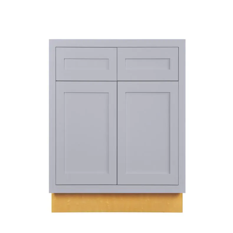 Dark Blue Inset Shaker 33" Base Cabinet- RTA Dark Blue Inset Shaker 33" Base Cabinet- RTA