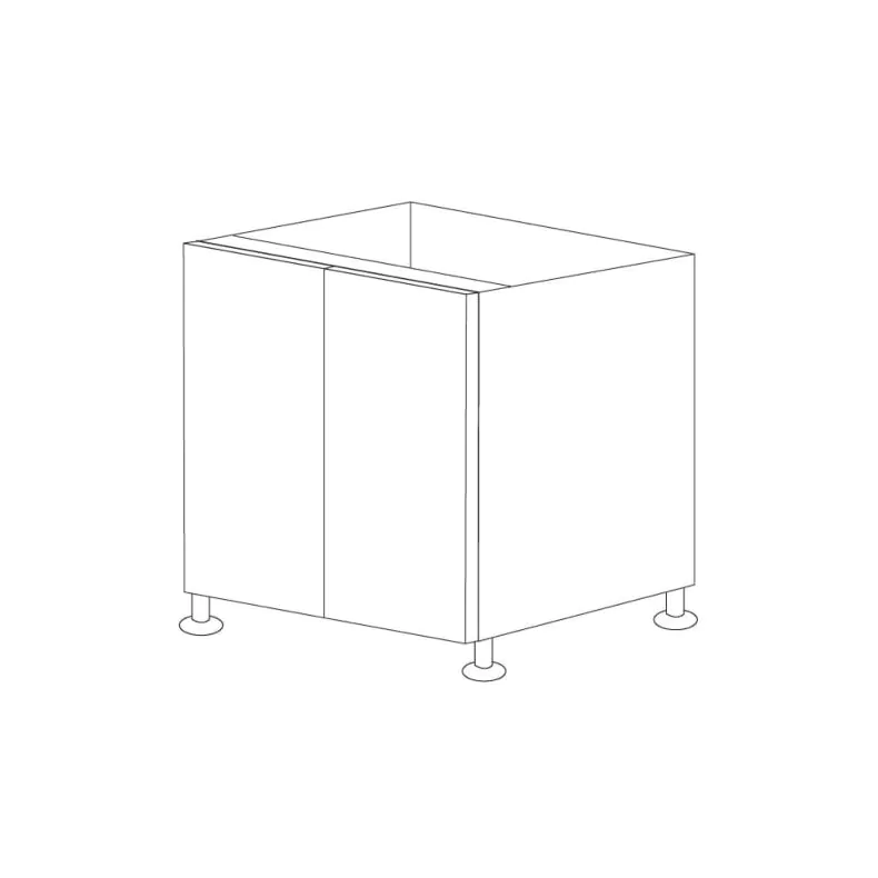 Glossy Gray 33" Base Cabinet 2 Doors - RTA Glossy Gray 33" Base Cabinet 2 Doors - RTA