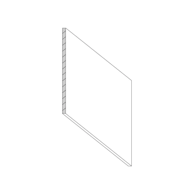 Palo Santo 24" Base End Panel Palo Santo 24" Base End Panel