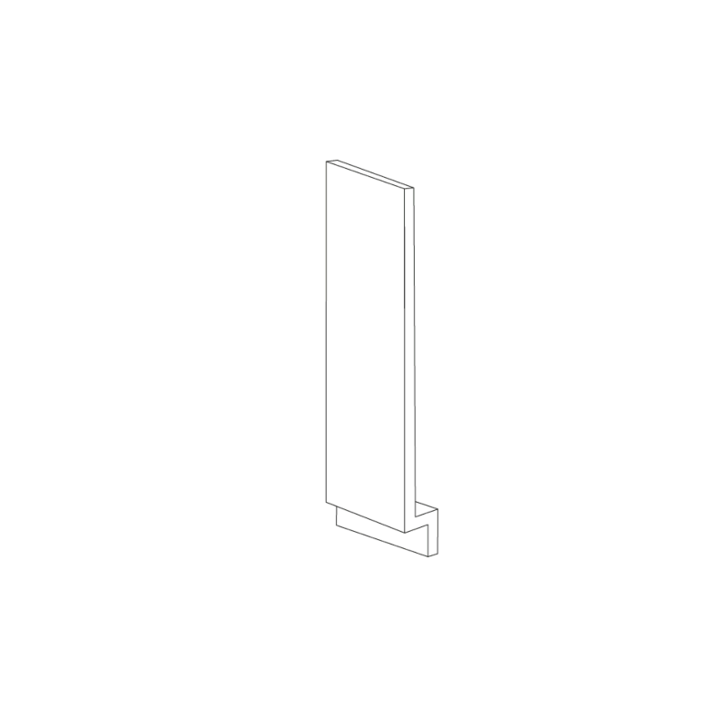 Ivory Antique White 3x34.5 Base Filler