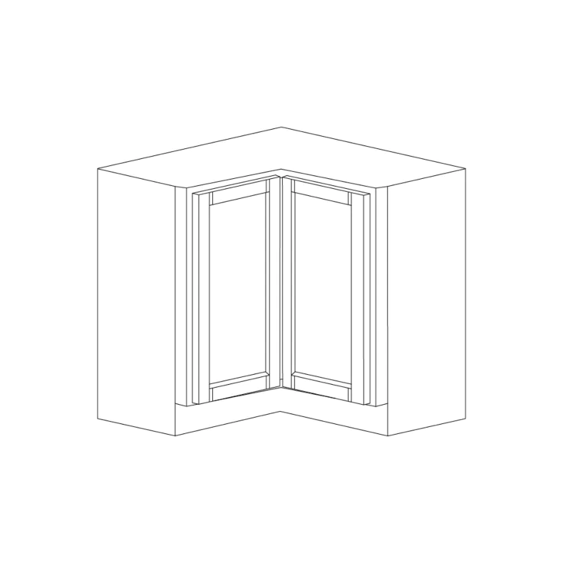 Alden Grey Shaker 33" Lazy Susan Corner Base Cabinet - RTA Alden Grey Shaker 33" Lazy Susan Corner Base Cabinet - RTA