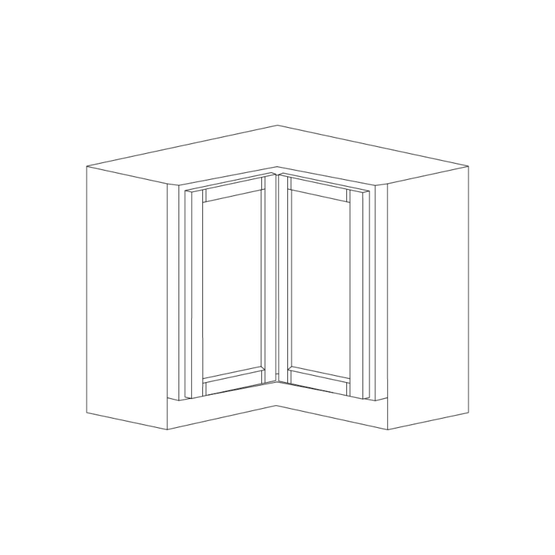 Attis Brown 36" Lazy Susan Base Cabinet - Assembled Attis Brown 36" Lazy Susan Base Cabinet - Assembled